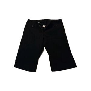 Vintage Exact Change Black Dressy Capri Pants Size 5 • Cotton Stretch Y2K